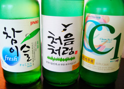 代表的な韓国焼酎